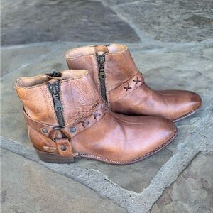 Bed Stu Winslet Leather Ankle Boots